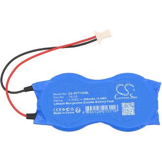 Akkumulátor Micronet széljeladóhoz, T120 és T125, Li-Mno2, 200 mAh