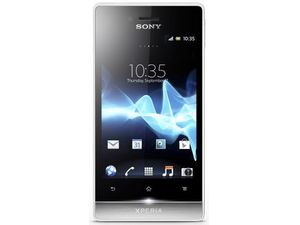 Sony Xperia miro (ST23i) - bílá/stříbrná