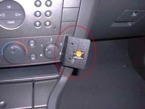 Brodit ProClip montážní konzole pro Opel Signum 02-08/Vectra C 02-10, na střed vpravo