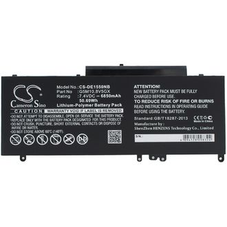 Akku für Dell Latitude, 6850mAh