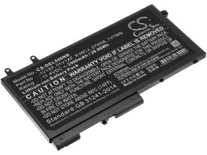 Baterie pentru DELL Latitude 5400 Chromebook, Inspiron 7591 2-in-1 și multe altele, 3500 mAh, Li-Ion