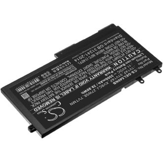 Батерия за DELL Latitude 5400 Chromebook, Inspiron 7591 2-в-1 и други, 3500 mAh, Li-Ion