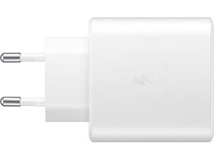 Încărcător rapid de călătorie Samsung USB-C cu cablu, 45W, alb, ambalaj ecologic