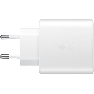 Samsung USB-C Travel Fast Charger fără cablu, 45W, alb, ambalaj ecologic