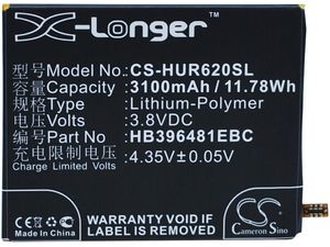 Baterija za Huawei Ascend Y6 2, Honor 5a in Huawei G7 Plus (enako HB396481EBC) 3100mAh