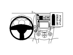 Brodit ProClip Halterung für Toyota RAV 4 11-12, mittig
