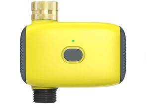 Intelligens kerti programozható locsoló wifivel, 1 szelep, sárga színű