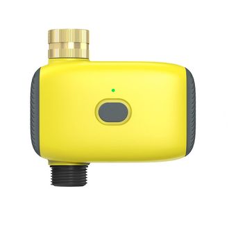 Intelligens kerti programozható locsoló wifivel, 1 szelep, sárga színű