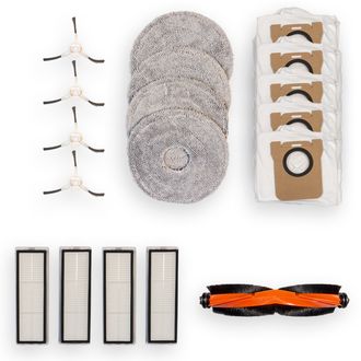 Mobilly комплект резервни четки, филтри и мопове за Xiaomi X10+, Dreame L10, 18 бр.