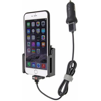 Brodit държач за Apple iPhone 11 Pro/11/Xs Max/Xs/XR/X/8 Plus в калъф, регулируем с CL/USB зареждане