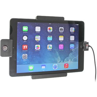 Brodit държач за кола за Apple iPad 9.7 Нов, без калъф, със скрито зареждане, заключване