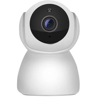 Cameră IP V380 1080P, vedere pe timp de noapte, aplicație mobilă, alb