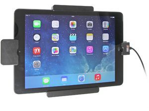 Brodit autós tartó Apple iPad 9.7 Új, tok nélkül, rejtett töltéssel, rugós zárral