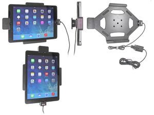 Brodit autós tartó Apple iPad 9.7 Új, tok nélkül, rejtett töltéssel, rugós zárral