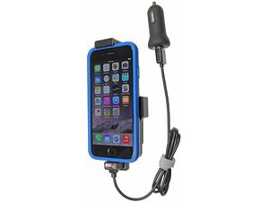 Brodit držák do auta na Apple iPhone 12Mini/SE2020/8/7 v pouzdru, s pružinou, s nab. z cig. zap./USB
