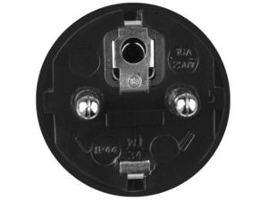 Adaptor de celule verzi roșu CEE 16A 400V la 230V Schuko, IP44