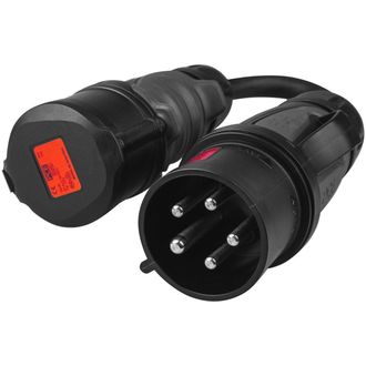 Zöld cellás adapter piros CEE 16A 400V piros CEE 32A 400V-ra, IP44