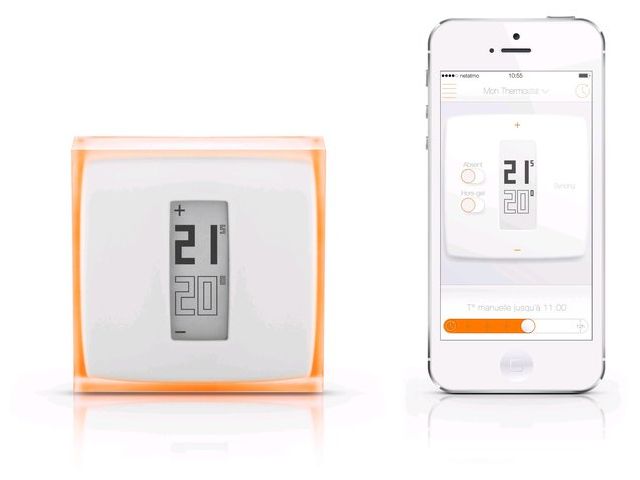 obsah balení Netatmo thermostat + baterie
