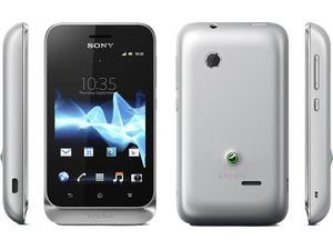 Sony Xperia Tipo Dual (ST21i DS) - stříbrná