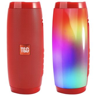T&amp;G TG157, difuzor portabil, RGB, roșu