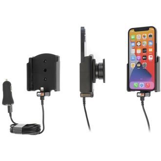 Brodit držák do auta na Apple iPhone 12 Mini, 2xUSB, s nab. z cig. zap. (QC3.0/2,4A)