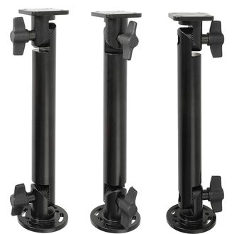Brodit bază de montare 10", înălțime 264 mm, bază rotundă, adaptor pătrat cu găuri AMPS