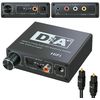 Mobilly Convertor audio de la TOSLINK/coax. SPDIF la RCA (Cinch)/3.5mm/TOSLINK/coax. SPDIF