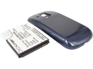 Baterie pro Samsung Galaxy S III Mini (ekv.EB-F1M7FLU) 3000mAh Li-ion, rozšířená včetně krytu