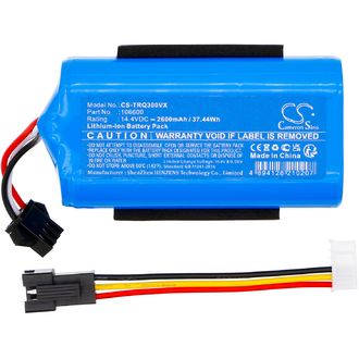 Батерия за Tesla Robostar iQ100, iQ300, iQ400, iQ700 и други, 2600 mAh, Li-Ion