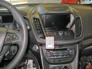 Brodit ProClip pro Ford C-Max/Grand C-Max 11-18/Kuga 13-16 (ne Sony stereo), na střed