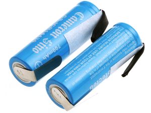 Akkumulátor 14430 szerelőlapokkal, 2 db csomagban, 700 mAh