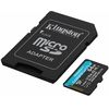 Kingston Canvas Go Plus Gen4 microSDXC 64GB U3/V30/A2, 200 MB/s olvasási sebesség + SD-adapter