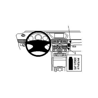 Brodit ProClip Mercedes Benz E-Class (200-430) Sedan 2009-13, na střed