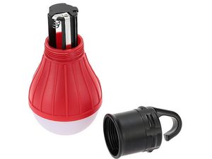 LED žárovka, osvětlení do stanu, na balkon, nouzové osvětlení, červená