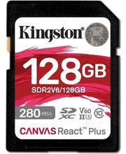 Kingston Canvas React Plus SDXC 128GB UHS-II U3/V60, скорост на четене 280 MB/s