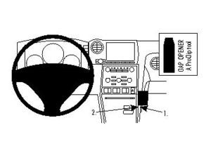 Brodit ProClip монтажна скоба за Nissan GTR 09-16, в центъра