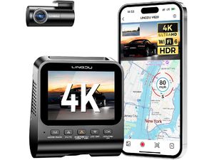 Lingdu V620 4K Dash Cam Kit tolatókamerával