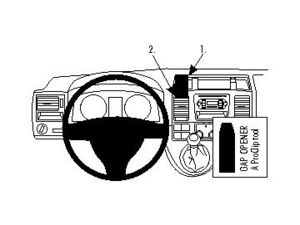 Brodit ProClip Volkswagen Caravelle/T5 Transporter/Pickup 10-15 (само за купето без капак), за центъра