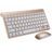 Mobilly Tastatură și mouse fără fir pentru Android, Mac, Windows, auriu