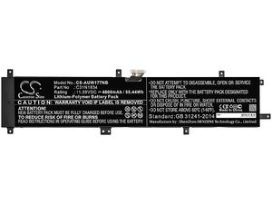 Baterie pro Asus Proart Studiobook 17 H700gv, Asus W700g, 4800 mAh, Li-Pol