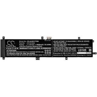 Baterie pentru Asus Proart Studiobook 17 H700gv, Asus W700g, 4800 mAh, Li-Pol