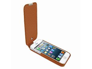 Piel Frama Tasche für iPhone 5 iForte karabu, Tan