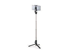 FIXED Snap selfie stick cu trepied și declanșator wireless, filet de 3/4", negru