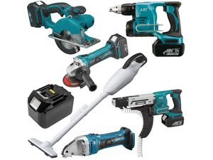 Akkumulátor Makita Bdf448 / Bts130 / Dbn500 / Dml807 / Lxfd01 / Ml184, és másokhoz, 18V / 6 Ah, Li-Ion