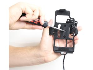 Brodit držák do auta na Sony Xperia Z1 bez pouzdra, se skrytým nabíjením