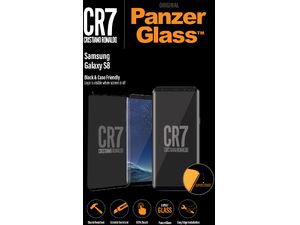 PanzerGlass Edge-to-Edge ochranné sklo Samsung Galaxy S8, rovné, CR7, černý okraj