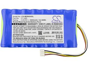 Baterie pentru osciloscopul Chauvin Arnoux 6116 / 8335 / Scopix Mobiles Ii, Megger Ca 6543, 3600 mAh, Ni