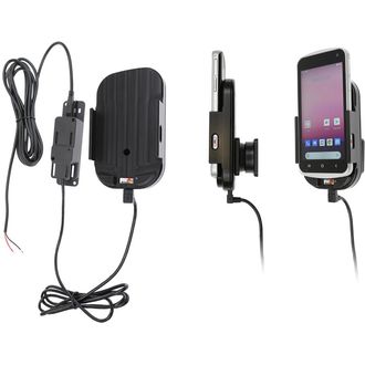 Brodit държач за Point Mobile PM30 без калъф, със скрито 15W безжично Qi зареждане