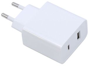 Xiaomi Mi 33W Wall Charger (Type-A+Type-C), originální cestovní nabíječka, rychlonabíjení, bílá