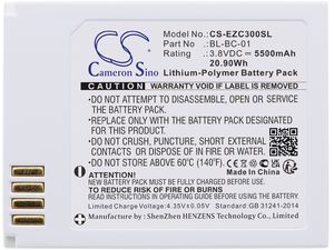Baterie pro Ezviz C3a, 5500 mAh, Li-Pol